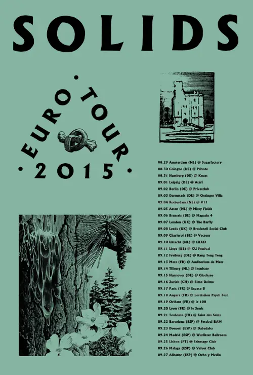 Solids embark on European tour covering all of September