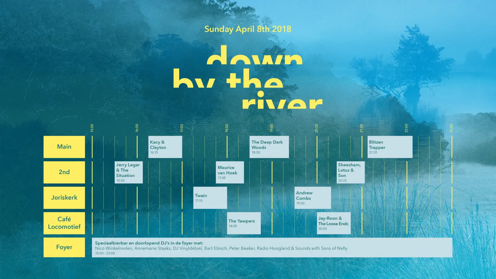 This Sunday: DOWN BY THE RIVER