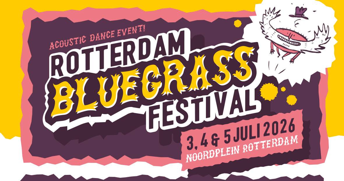 Vandoliers, Rob Heron And The Tea Pad Orchestra, Cat Clyde to Rotterdam Bluegrass Festival