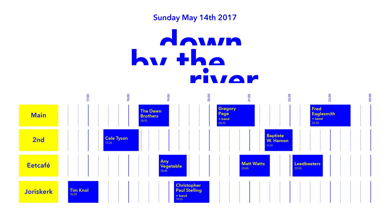 Down By The River: this weekend!