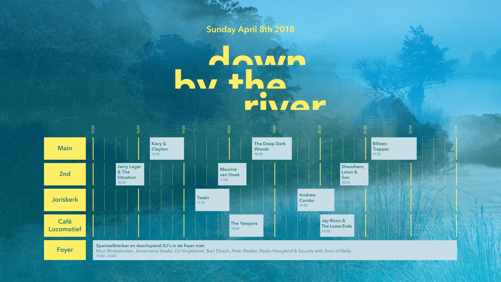 This Sunday: DOWN BY THE RIVER